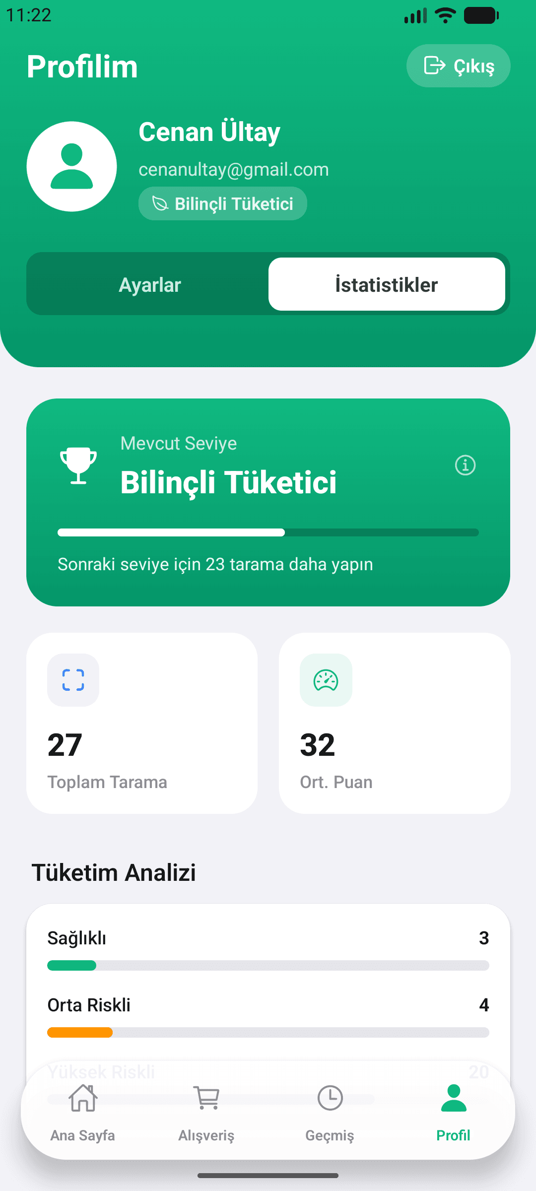 Ürün Dedektifi Uygulama Ekranı 5